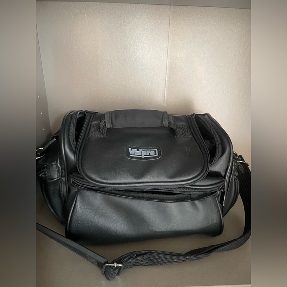 Vidpro Black Camera‎ Camcorder Bag Small Detachable Shoulder Strap - Picture 1 of 9
